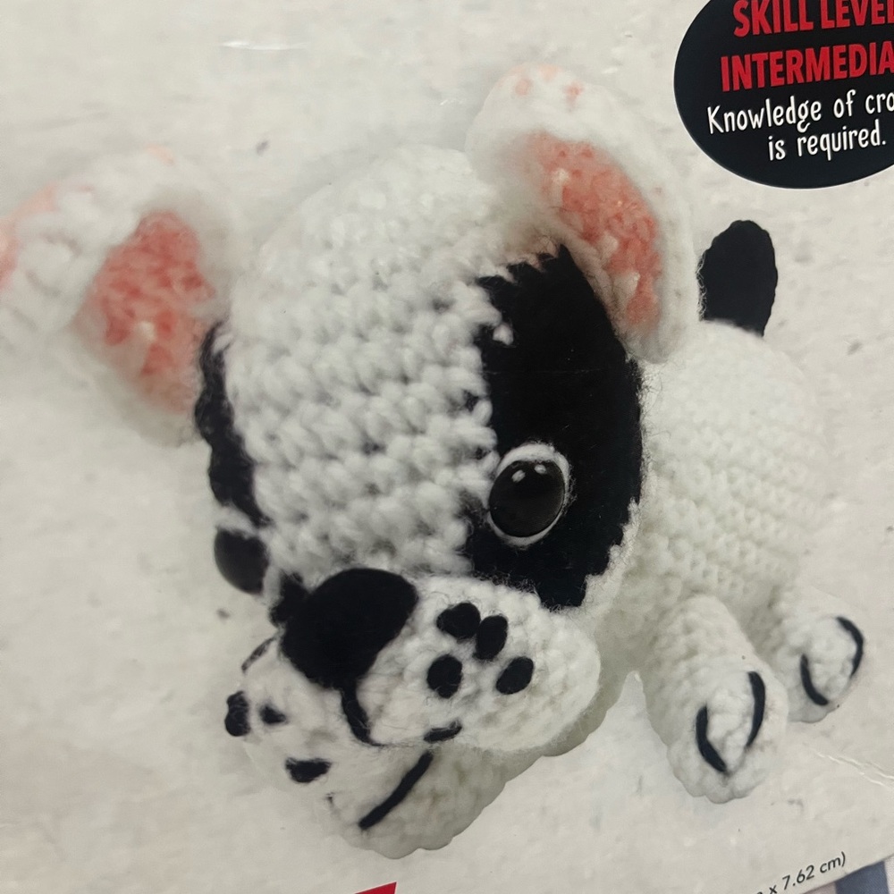 Crochet Kit French BullDog Puppy Toy